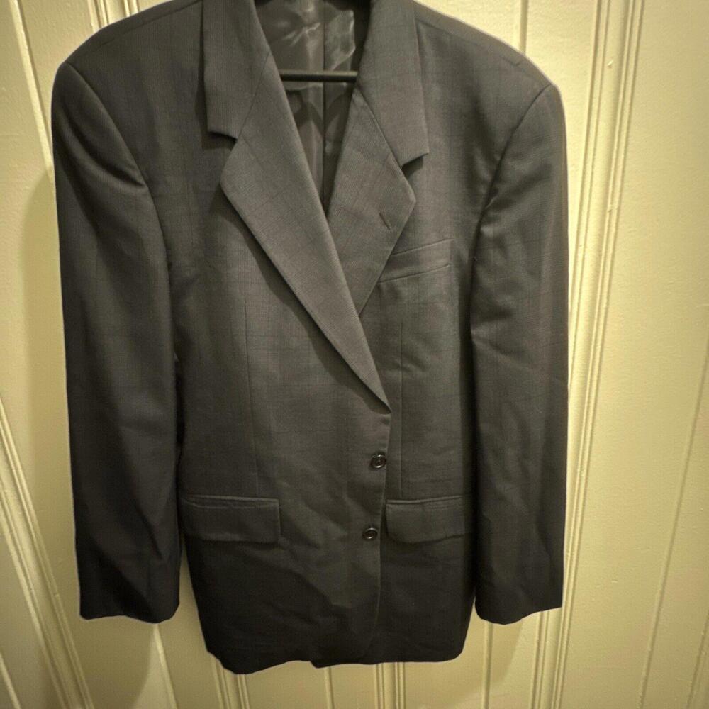 Karl Lagerfeld‎ Paris Verrier Men's Blazer Jacket Color Charcoal Size 42R